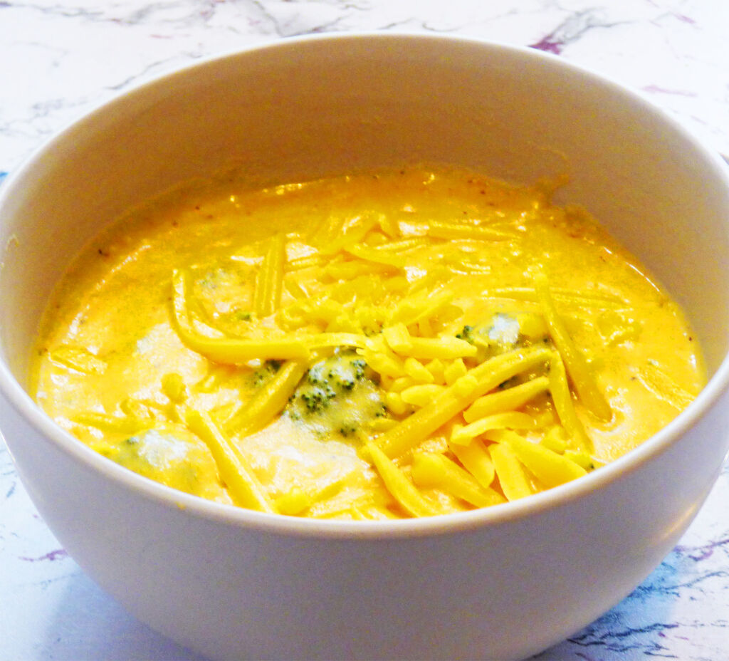 Cheesy Broccoli Soup Recipe (Video)