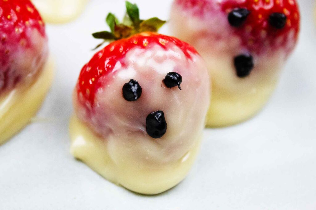 Easy Strawberry Ghosts Recipe (Video)