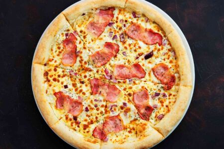 Homemade Pizza Carbonara Recipe